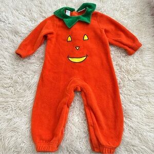 Vintage Halloween pumpkin jumpsuit holiday themed
